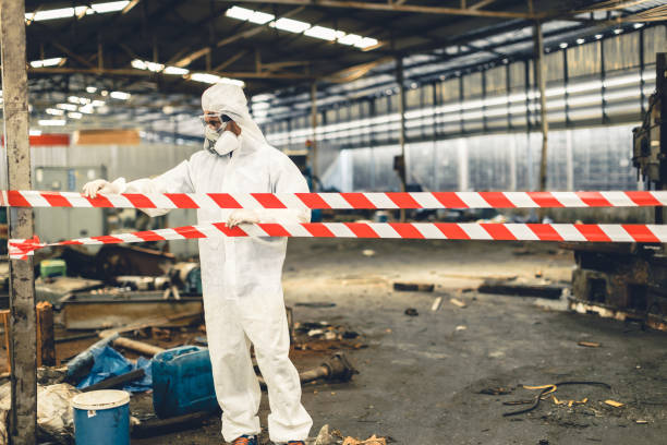 Professional Biohazard technician working in Spring Valley, AZ